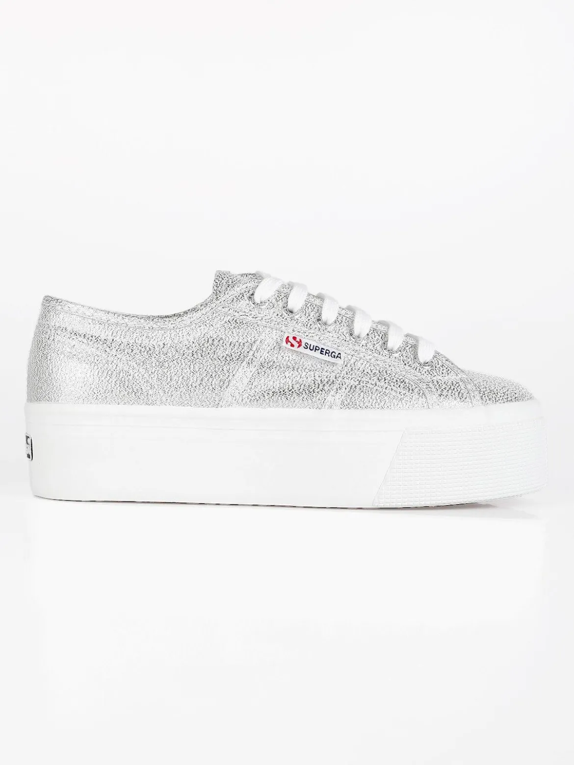 Superga Scarpe in tela donna con platform 2790 LAME