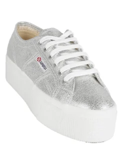 Superga Scarpe in tela donna con platform 2790 LAME