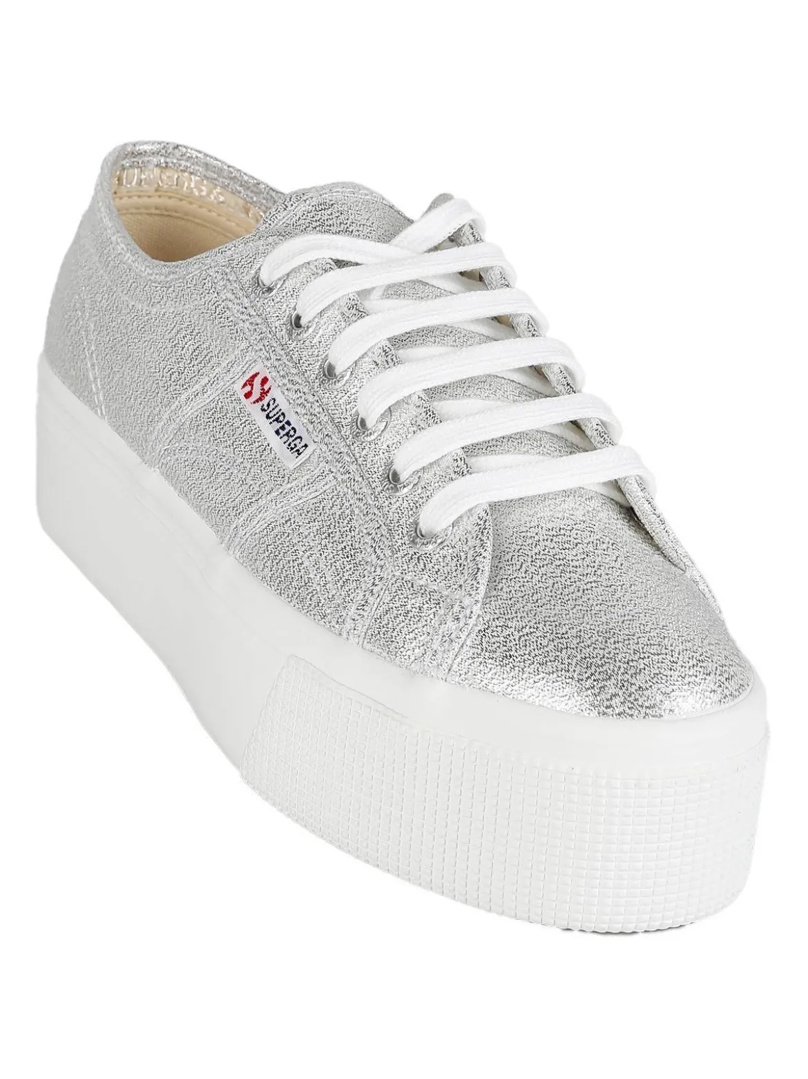 Superga Scarpe in tela donna con platform 2790 LAME