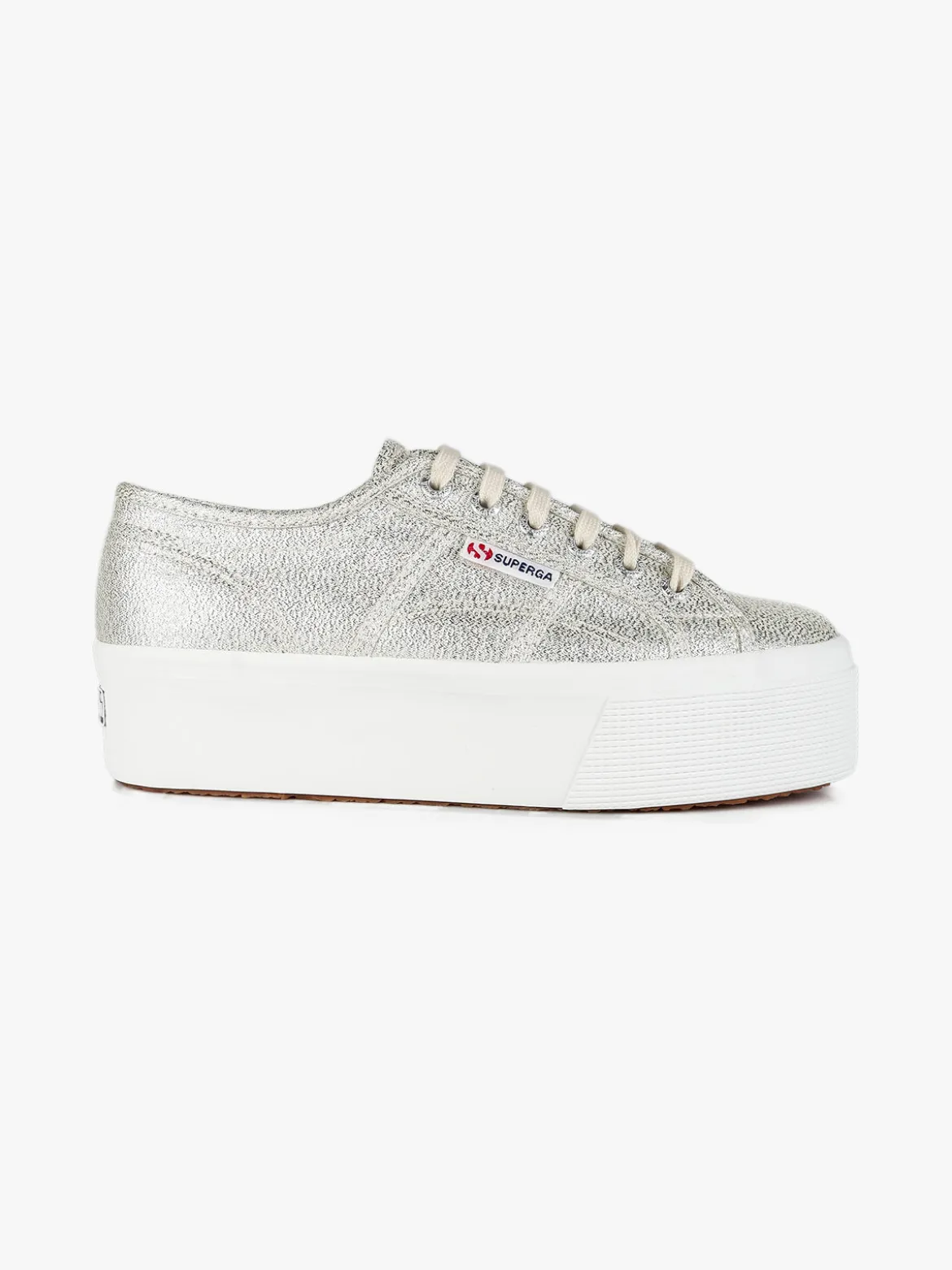 Superga Scarpe in tela donna con platform 2790 LAME