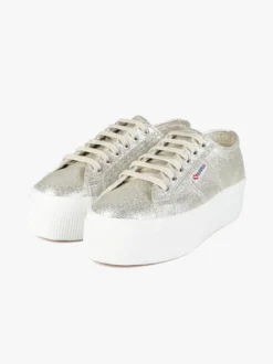 Superga Scarpe in tela donna con platform 2790 LAME
