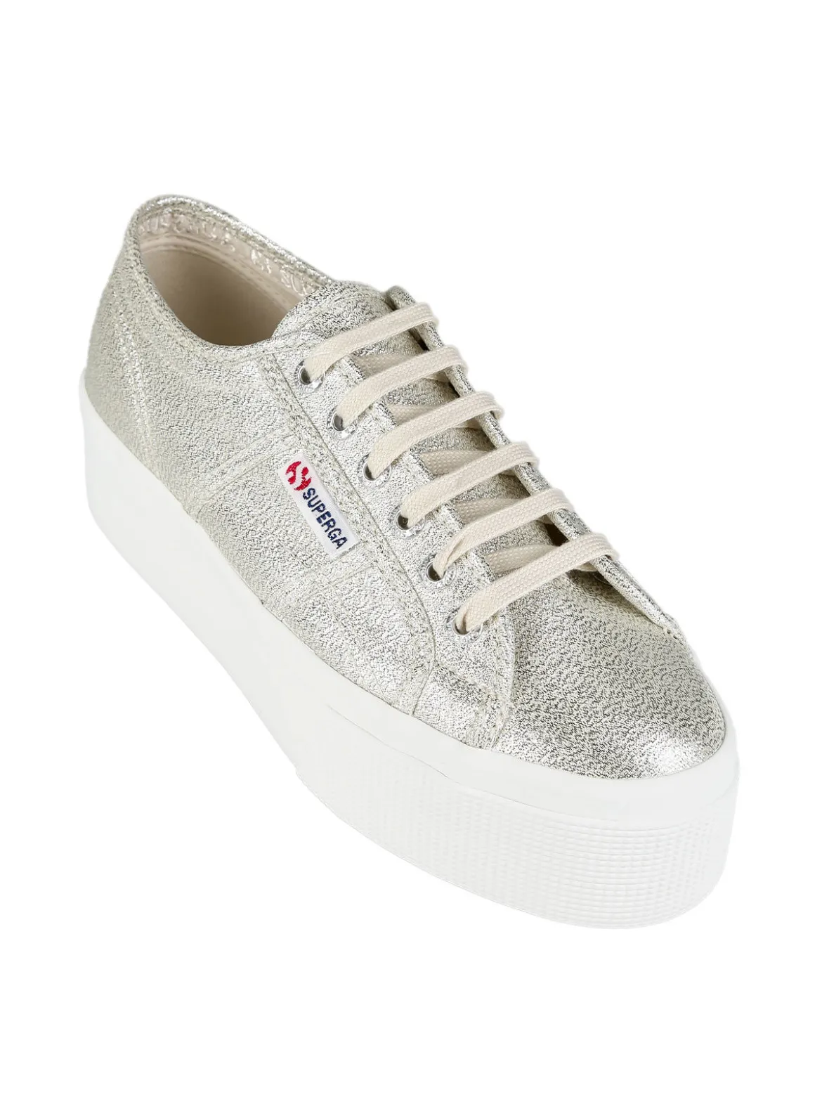 Superga Scarpe in tela donna con platform 2790 LAME