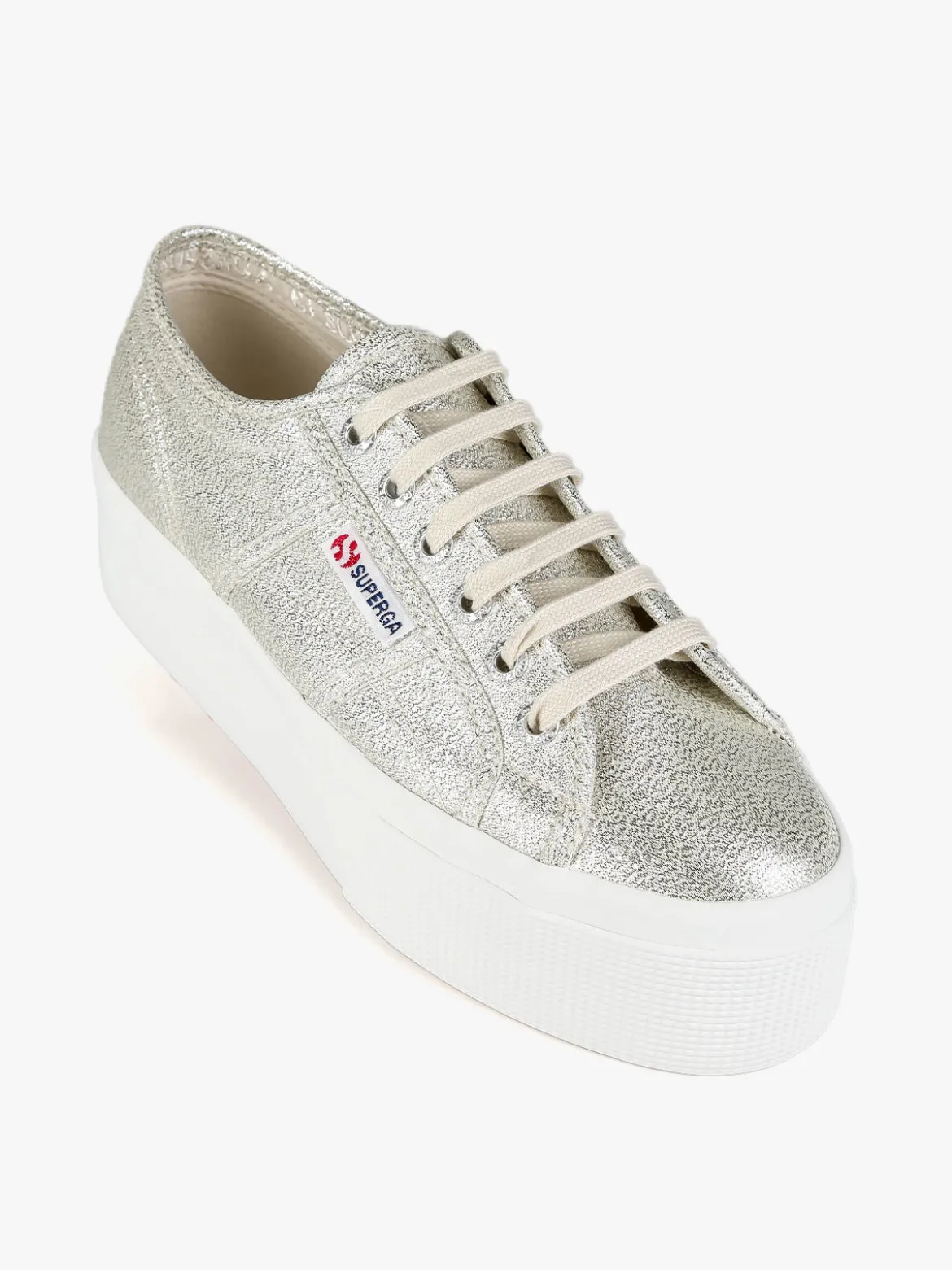 Superga Scarpe in tela donna con platform 2790 LAME