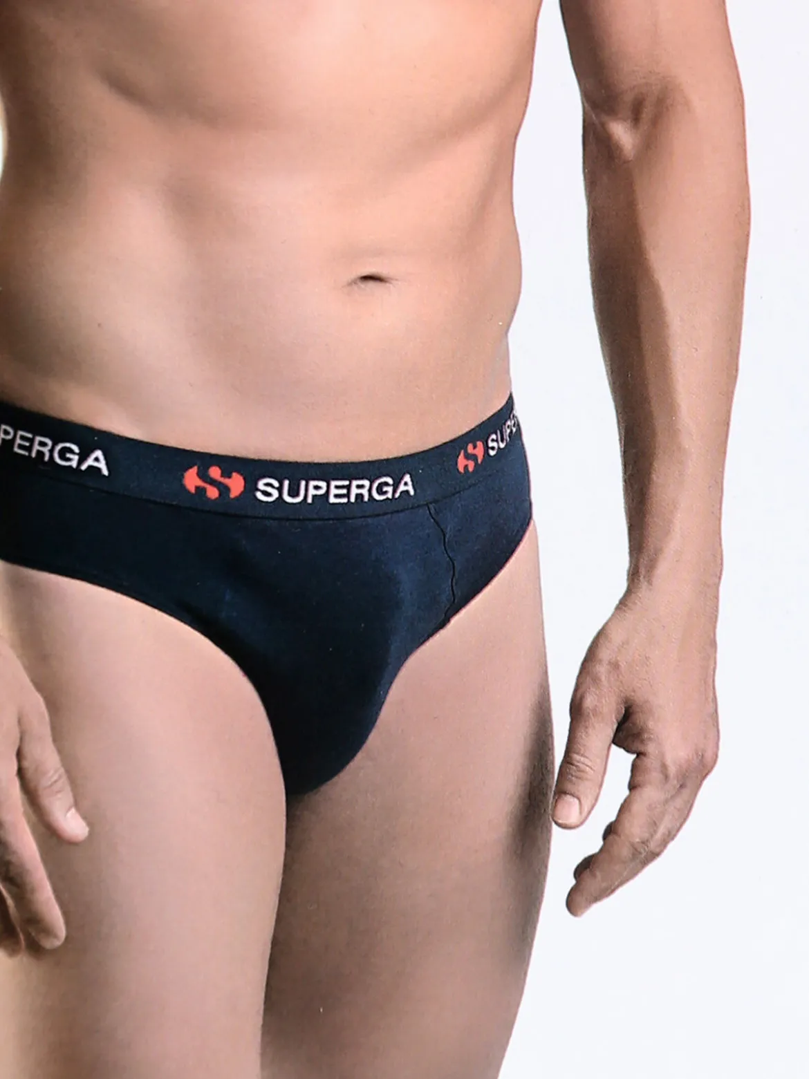 Superga Slip da uomo in cotone tinta unita
