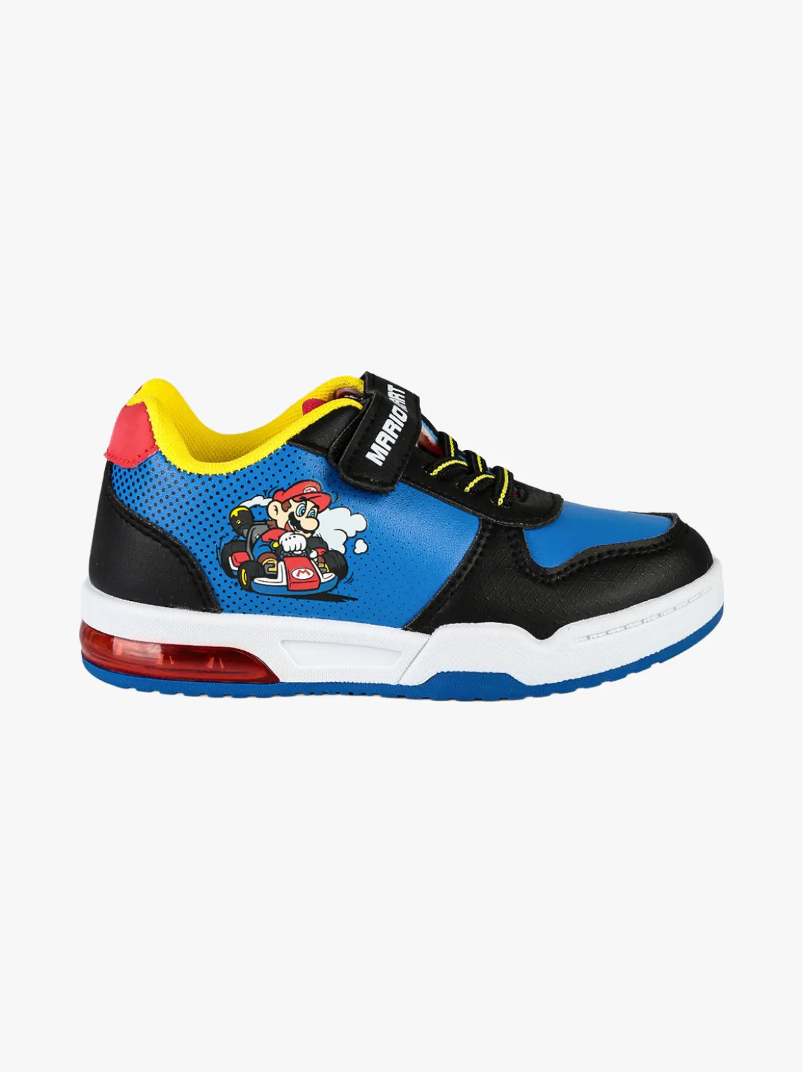 Super Mario Sneakers basse da bambino con strappo e luci - multicolore