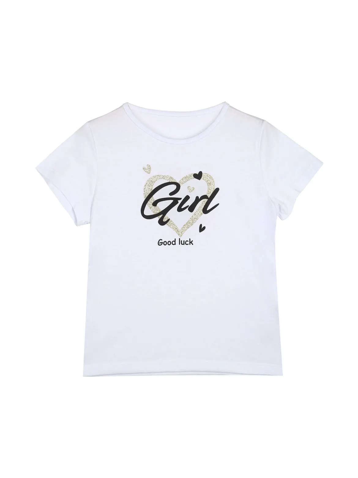 Sweet Junior Completo 3 pezzi da bambina con giacca in ecopelle e gonna con strass - beige