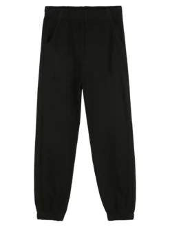 Sweet Junior Completo tuta 3 pezzi da bambina con farfalle di strass cappuccio e zip - nero