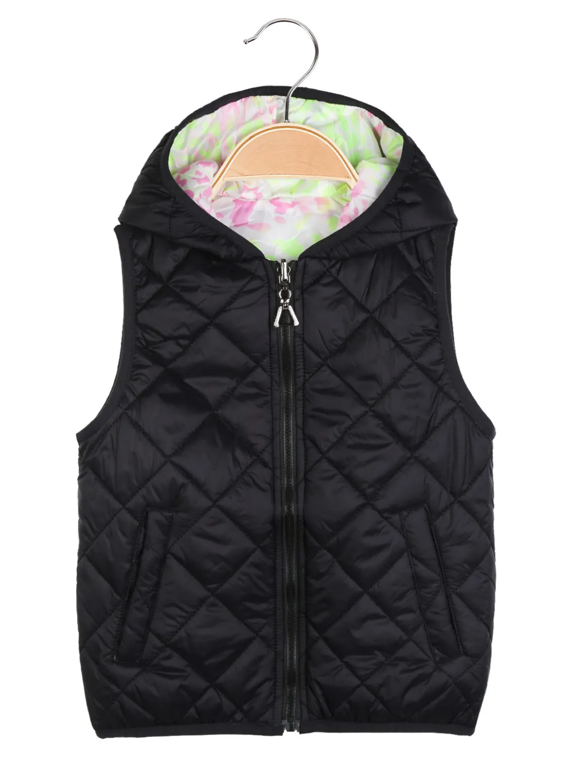 Sweet Junior Gilet imbottito da bambina reversibile