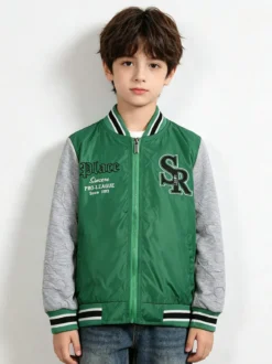 Sweet Junior Giubbino baseball da bambino con zip