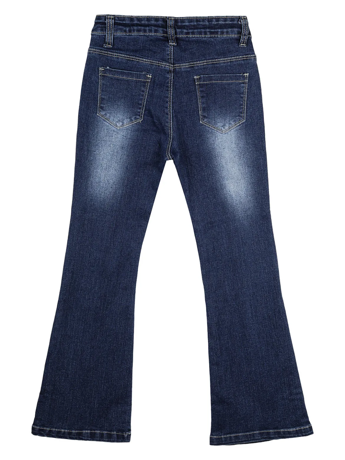 Sweet Junior Jeans da bambina a zampa con pietre colorate - jeans