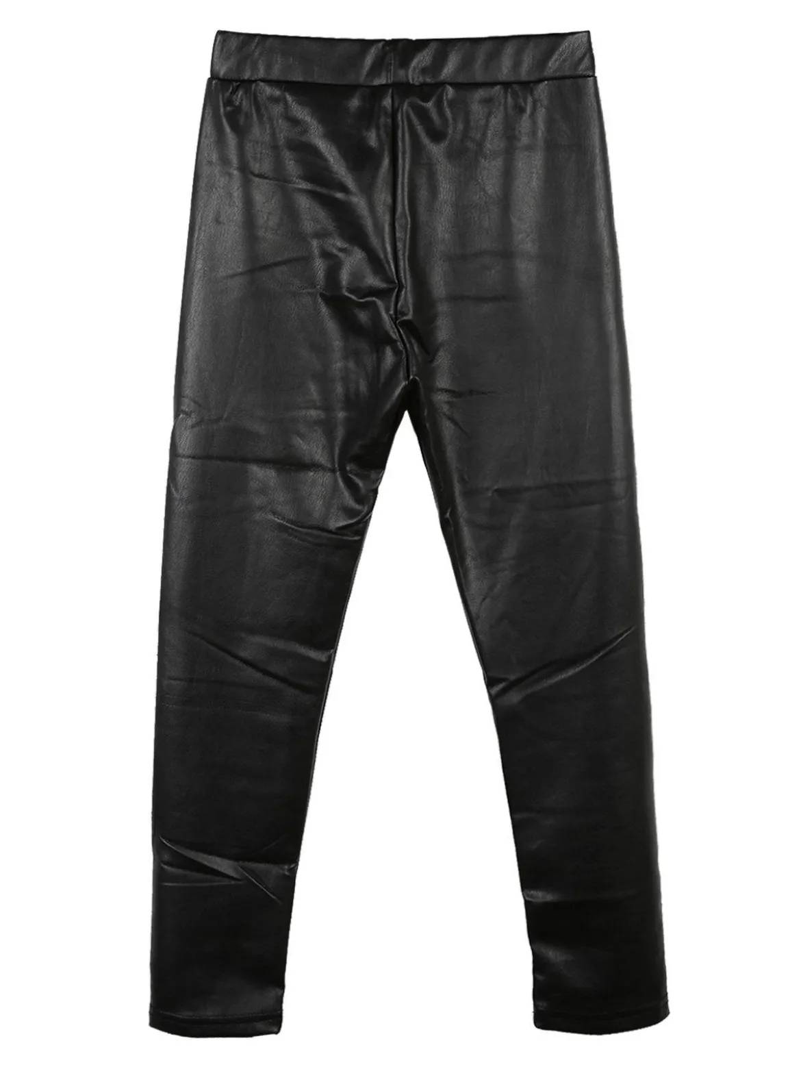 Sweet Junior Leggings bimba in ecopelle felpato