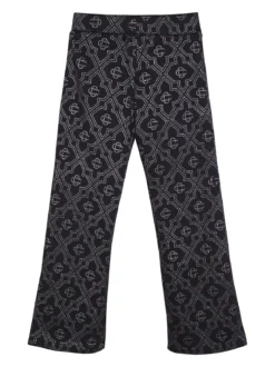 Sweet Junior Leggings da bambina a zampa con interno felpato