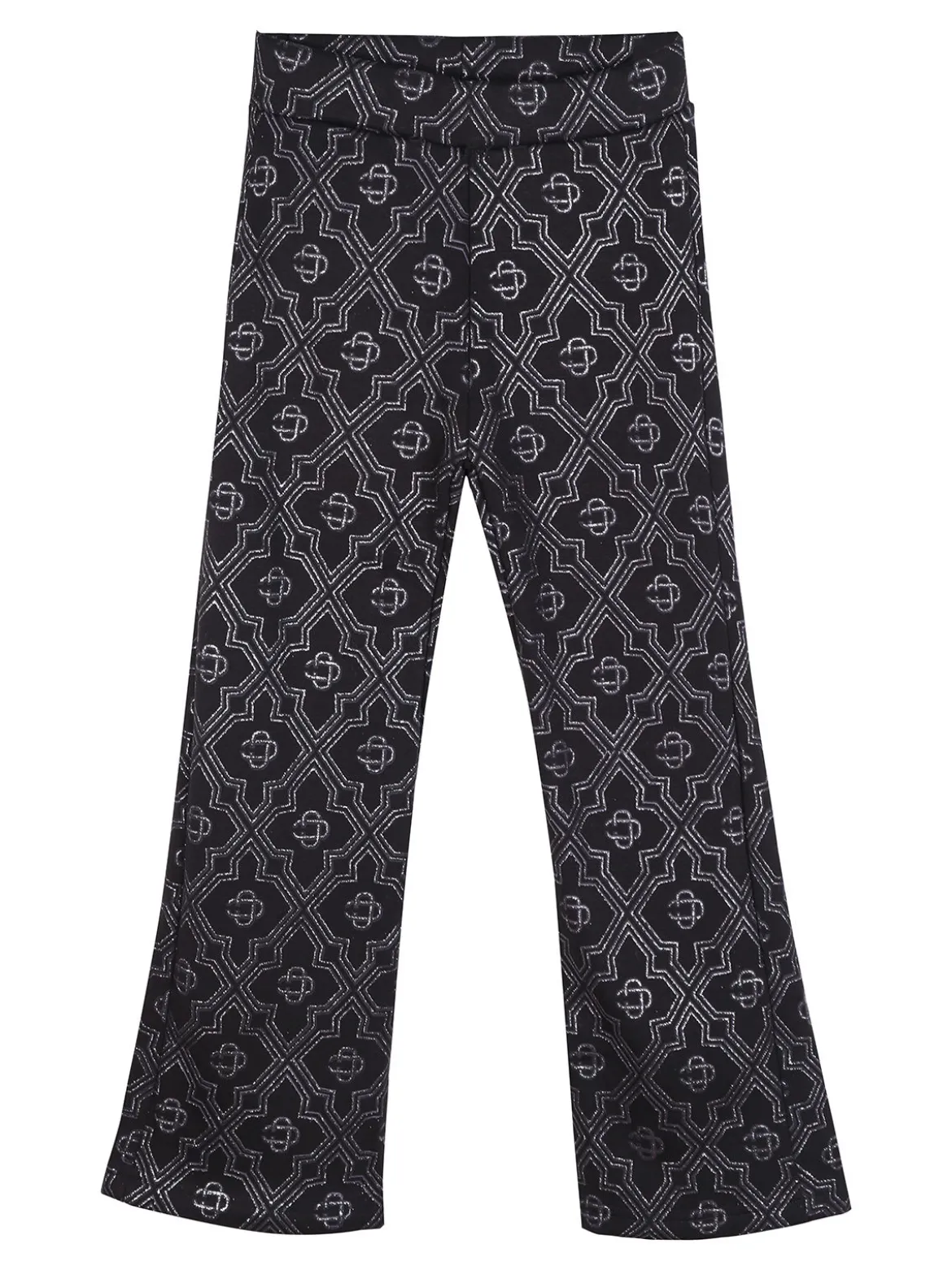 Sweet Junior Leggings da bambina a zampa con interno felpato