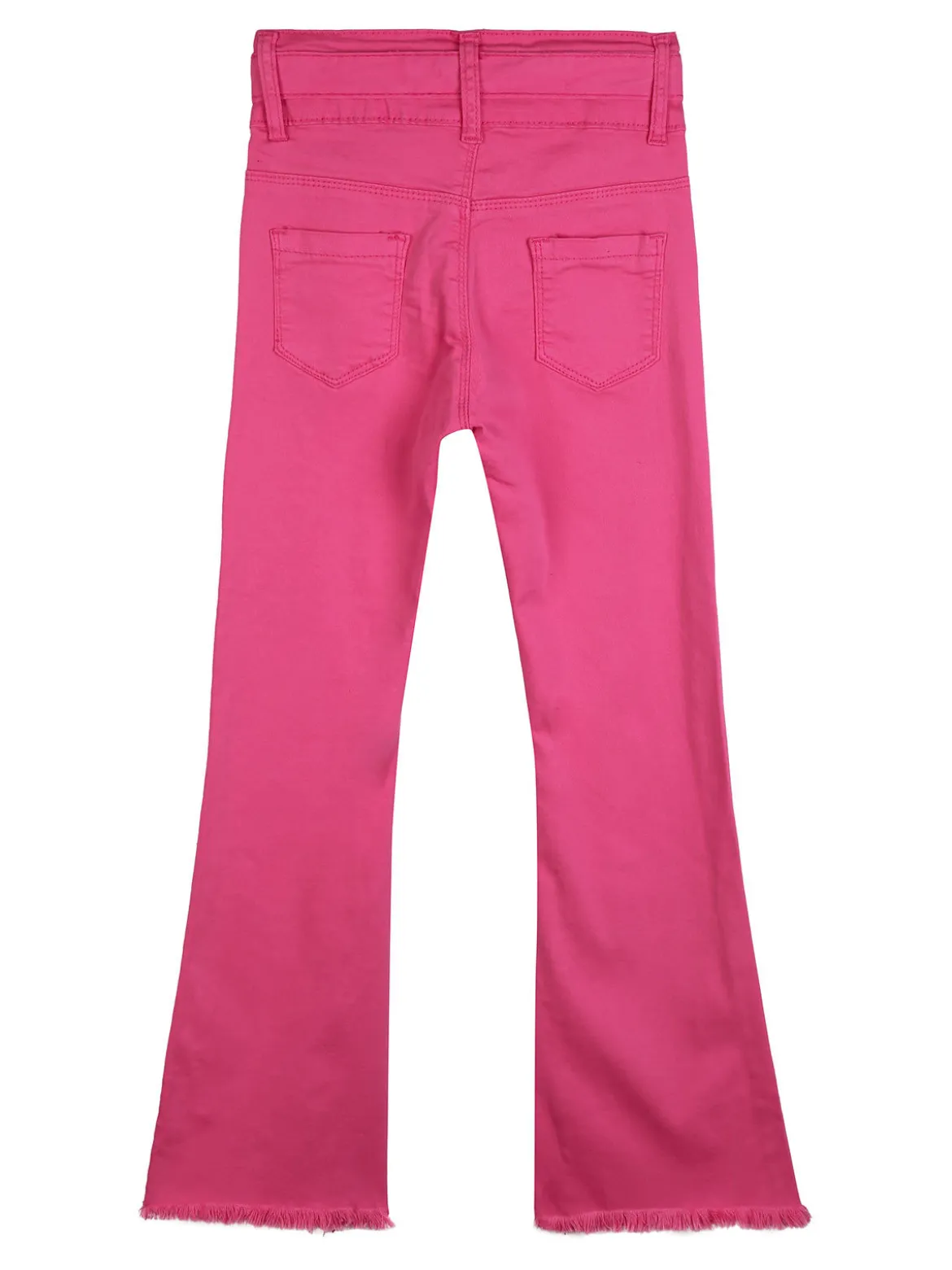 Sweet Junior Pantaloni a zampa da bambina con cintura