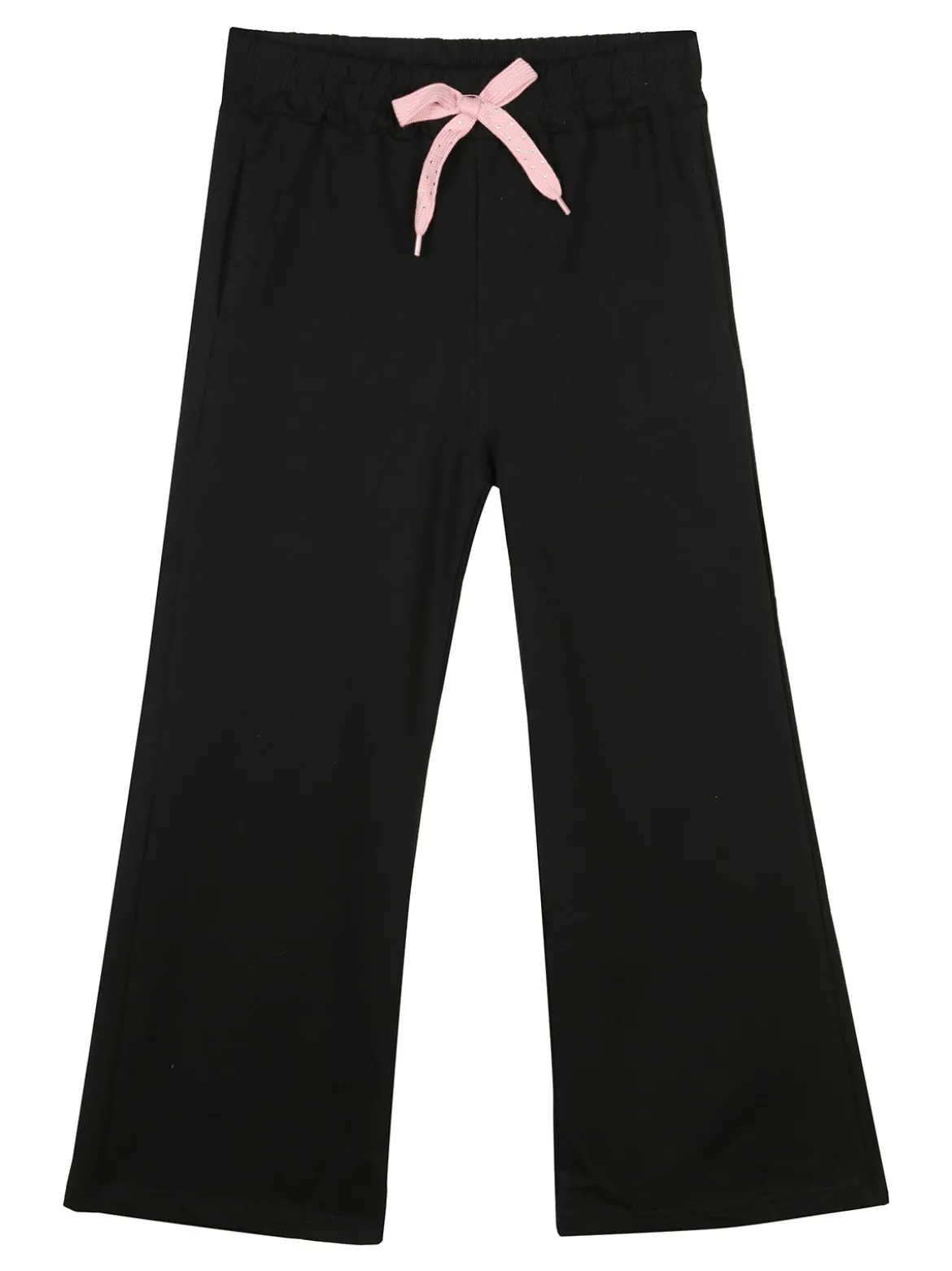 Sweet Junior Pantaloni da bambina a gamba larga in felpa