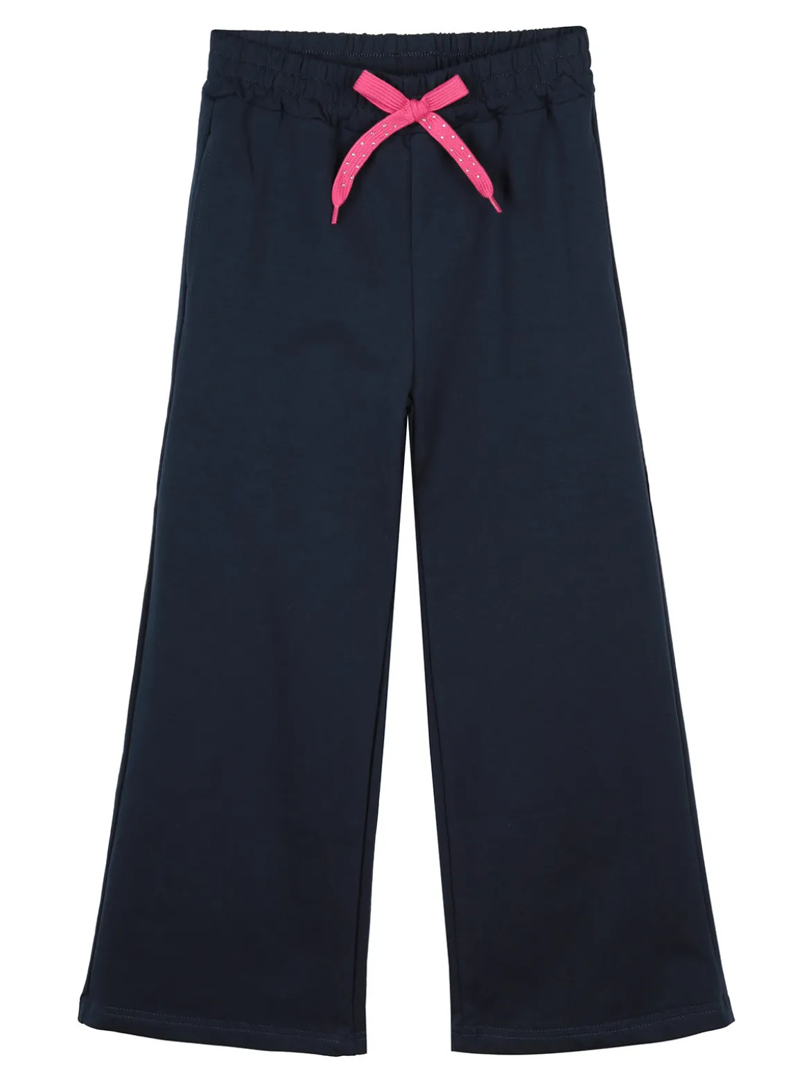 Sweet Junior Pantaloni da bambina a gamba larga in felpa