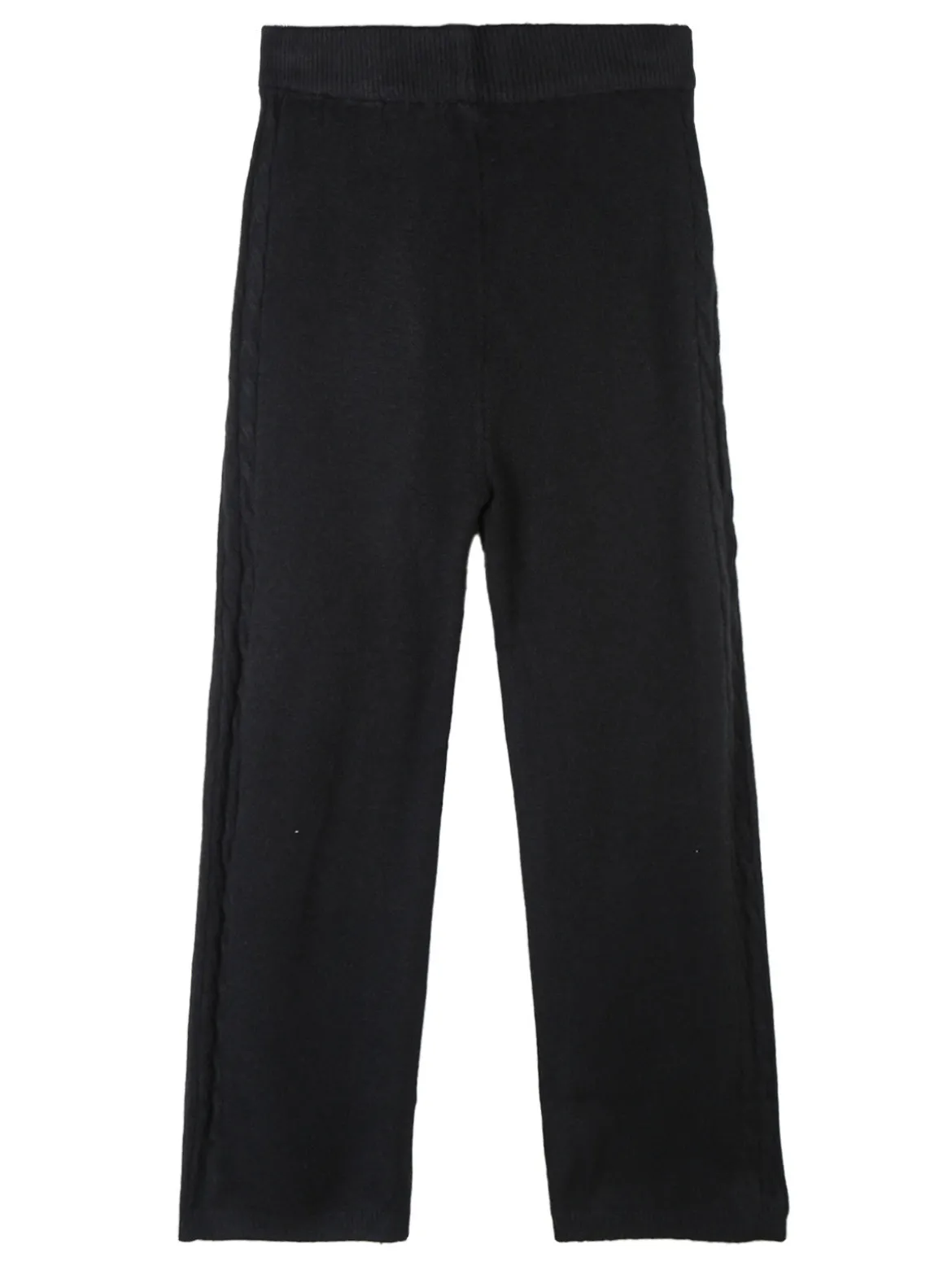 Sweet Junior Pantaloni da bambina in maglia a vita alta