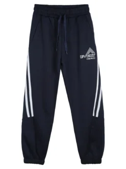 Sweet Junior Pantaloni sportivi da bambino con elastico sul finale - blu scuro