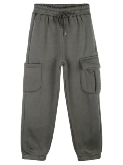 Sweet Junior Pantaloni tuta da bambina felpati con tasconi laterali