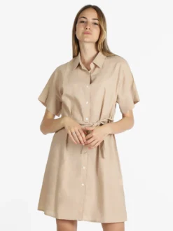 Sweet Miss Abito a camicia in cotone maniche corte