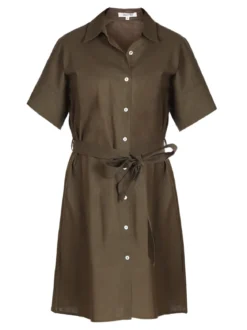 Sweet Miss Abito a camicia in cotone maniche corte