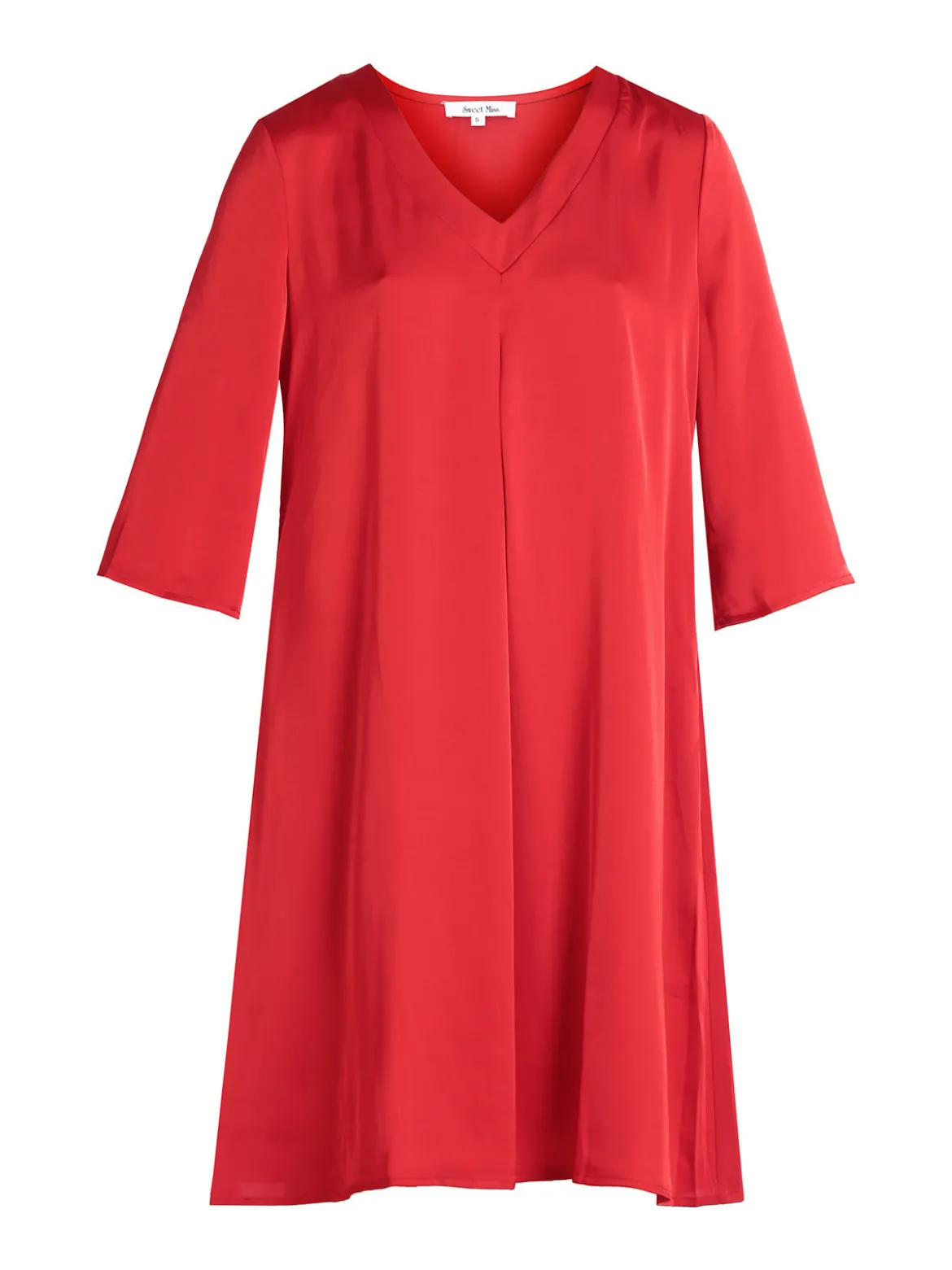 Sweet Miss Abito donna effetto seta con manica a 3/4