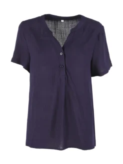 Sweet Miss Blusa donna a maniche corte in viscosa