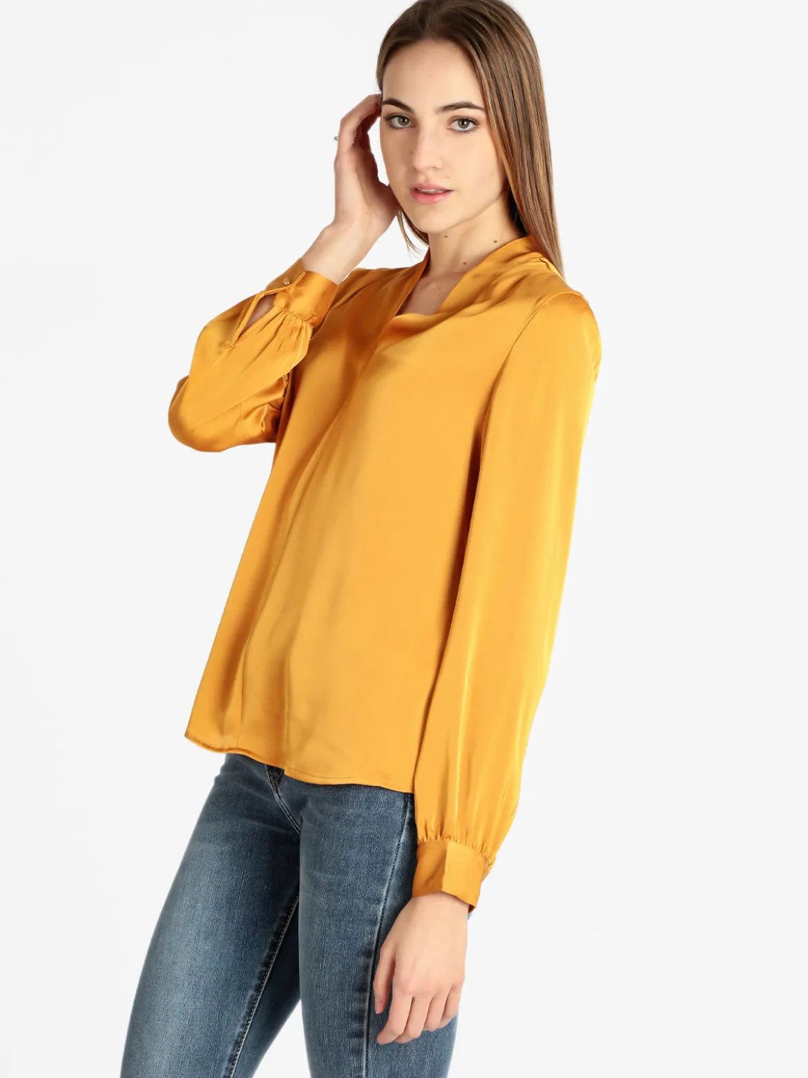 Sweet Miss Blusa elegante donna in raso
