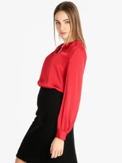Sweet Miss Blusa elegante donna in raso