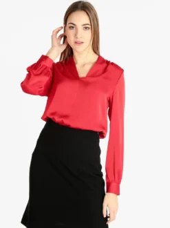 Sweet Miss Blusa elegante donna in raso