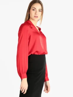 Sweet Miss Blusa elegante donna in raso