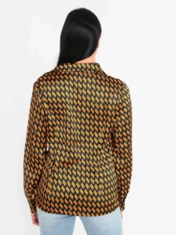 Sweet Miss Camicia donna a fantasia manica lunga