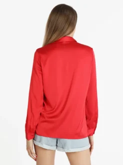 Sweet Miss Camicia donna in raso con colletto