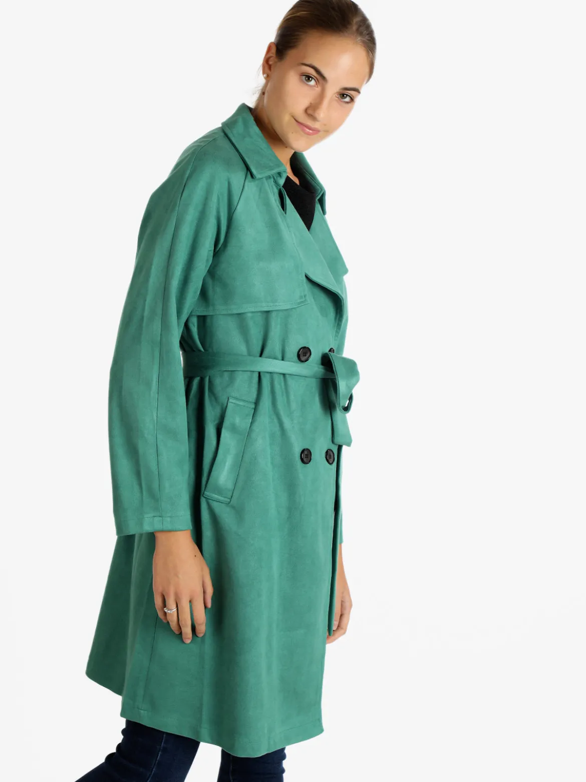 Sweet Miss Cappotto leggero donna con cintura