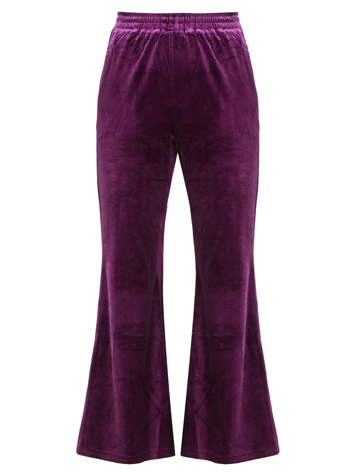 Sweet Miss Pantaloni a zampa da donna in velluto