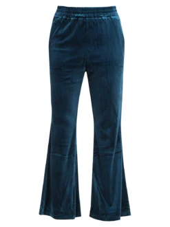 Sweet Miss Pantaloni a zampa da donna in velluto