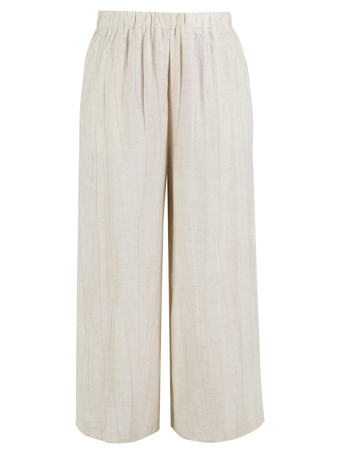 Sweet Miss Pantaloni donna a gamba larga in misto lino