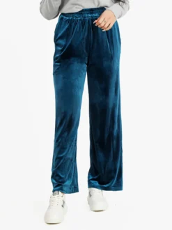 Sweet Miss Pantaloni donna in velluto a gamba larga