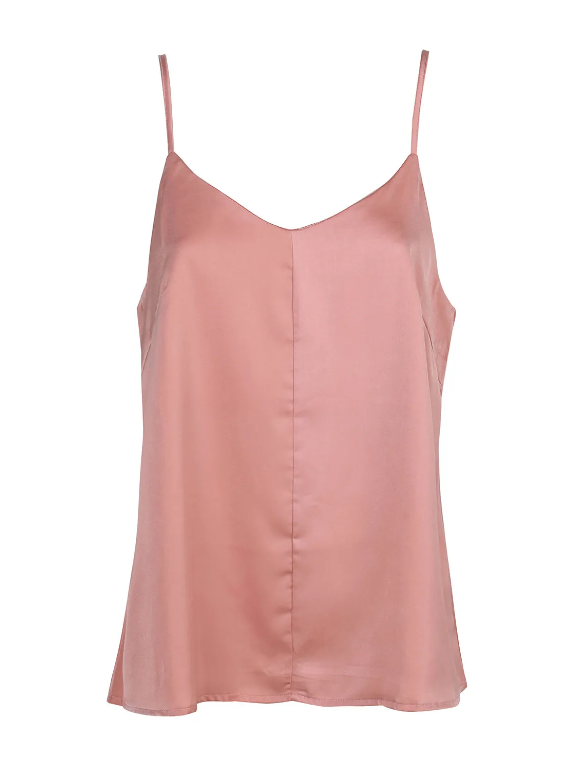 Sweet Miss Top donna con spalline sottili effetto raso