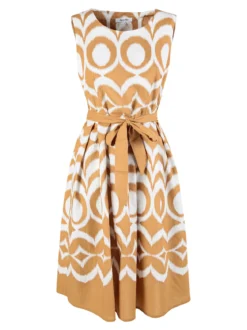Sweet Miss Vestito donna smanicato in misto cotone e lino