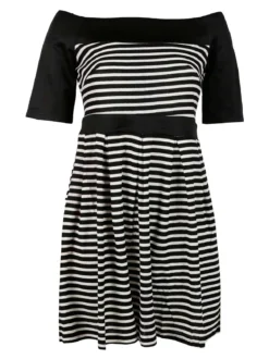 Sweet Miss Vestito donna svasato manica corta