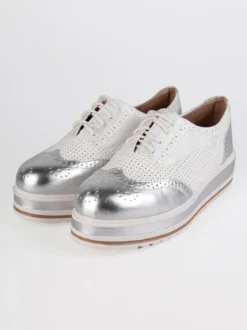 Sweet Shoes Francesine in ecopelle con zeppa e plateau