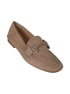 Sweet Shoes Mocassini donna in tessuto scamosciato