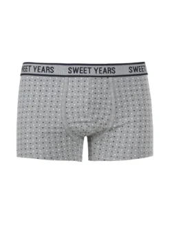 Sweet Years Boxer uomo a pois in cotone elasticizzato