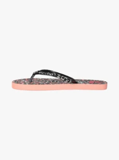 Sweet Years Infradito donna animalier in gomma con strass e pietre - rosa