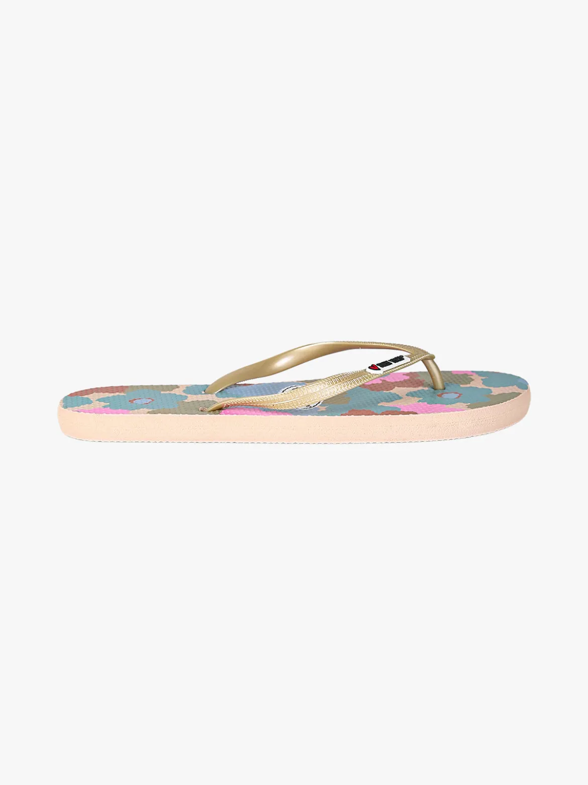 Sweet Years Infradito donna colorate in gomma - oro