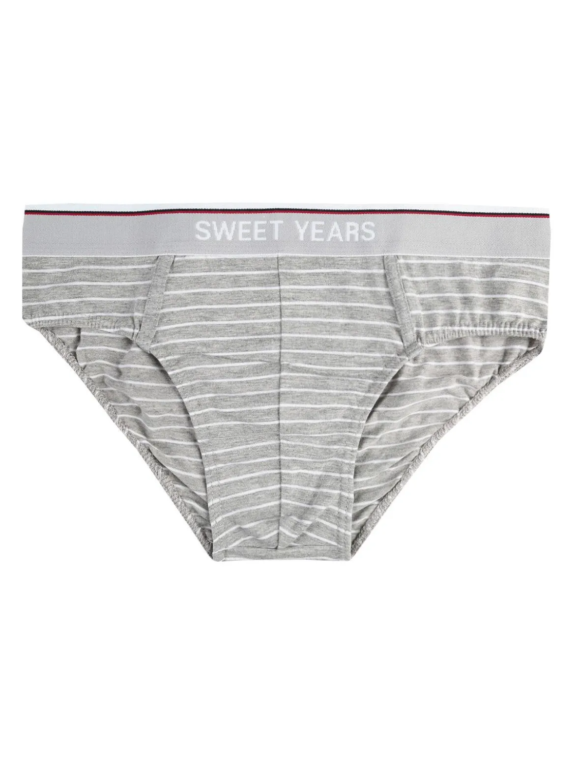 Sweet Years Slip a righe in cotone elasticizzato