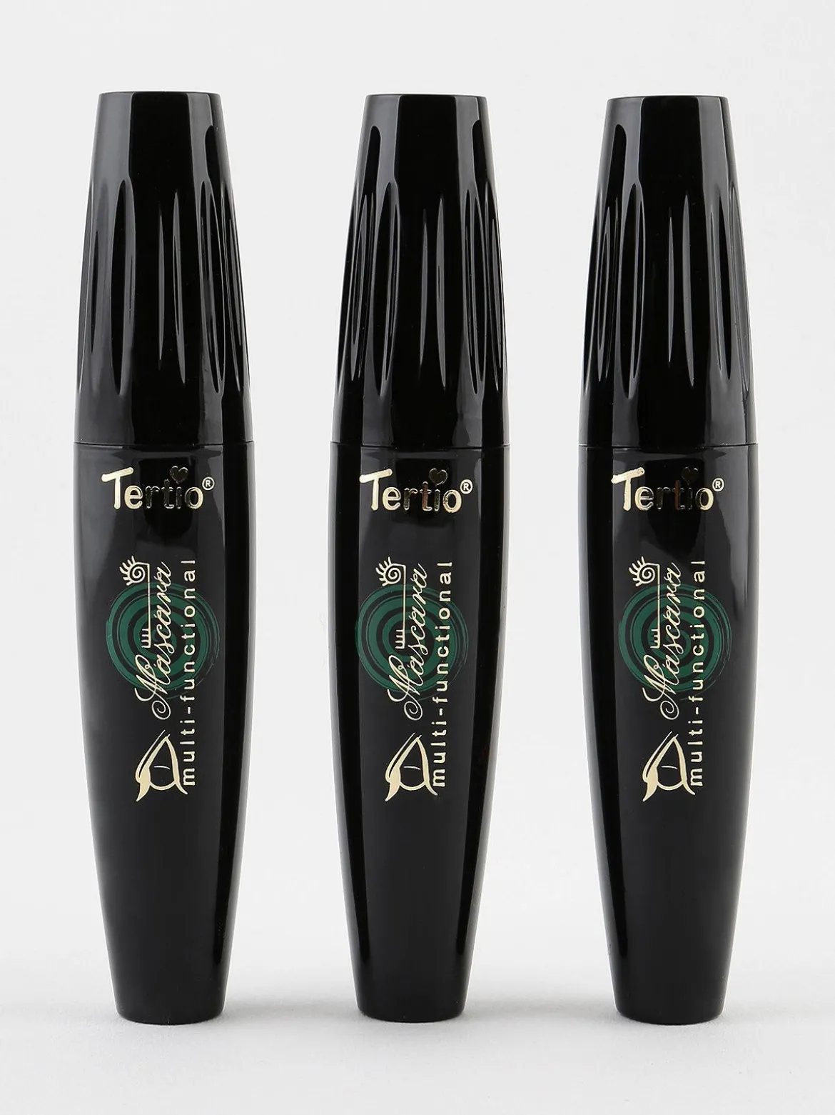 Tertio Mascara resistente all'acqua 3 pezzi