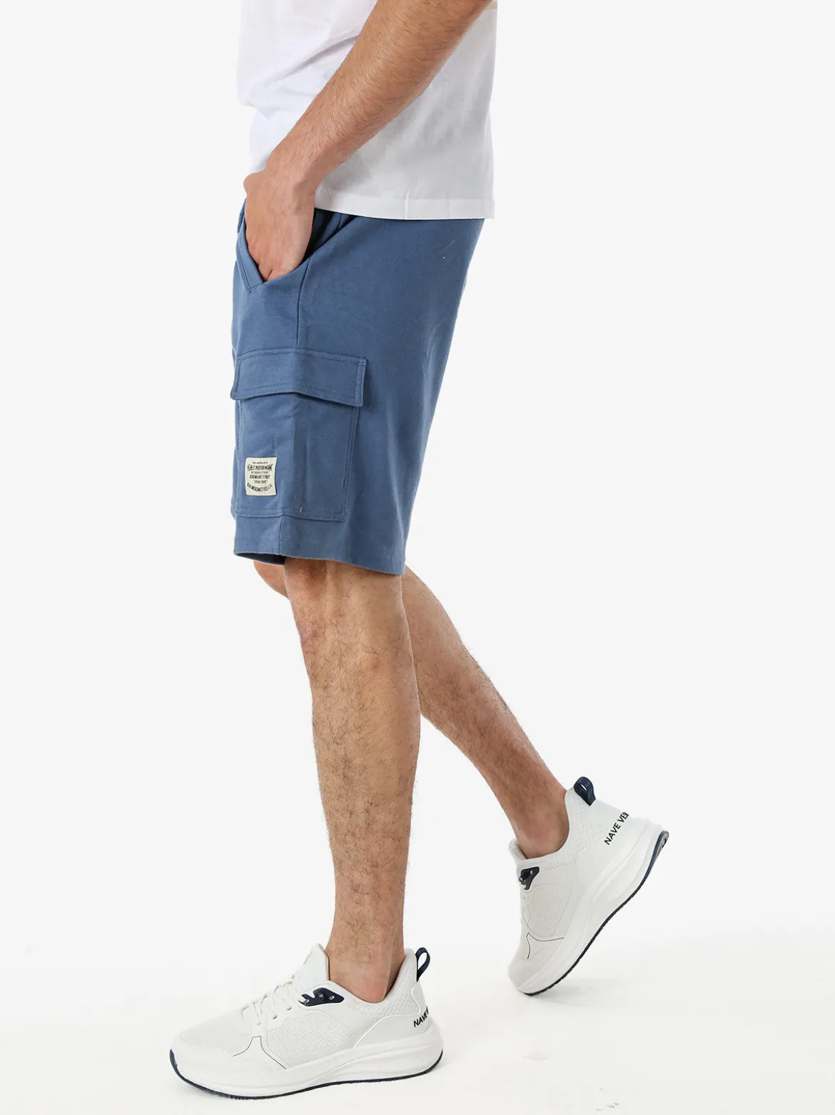 The People Rep Bermuda cargo da uomo con coulisse - blu