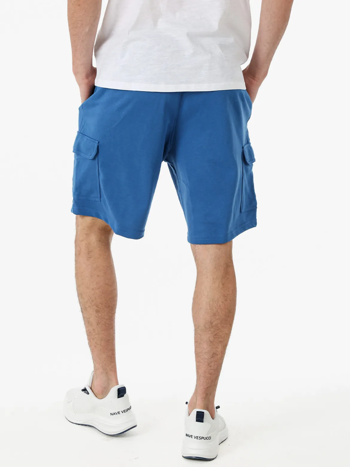 The People Rep Bermuda cargo da uomo con coulisse - blu